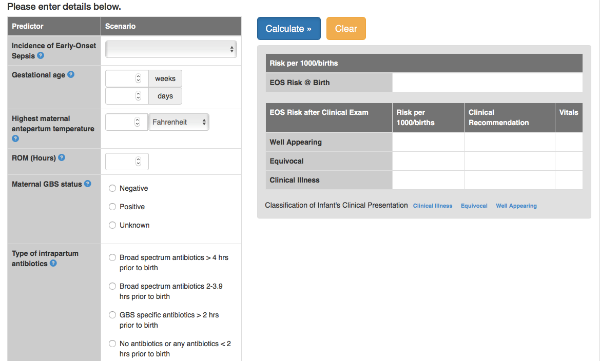 Kaiser Eos Sepsis Score Online | www.simpleplanning.net