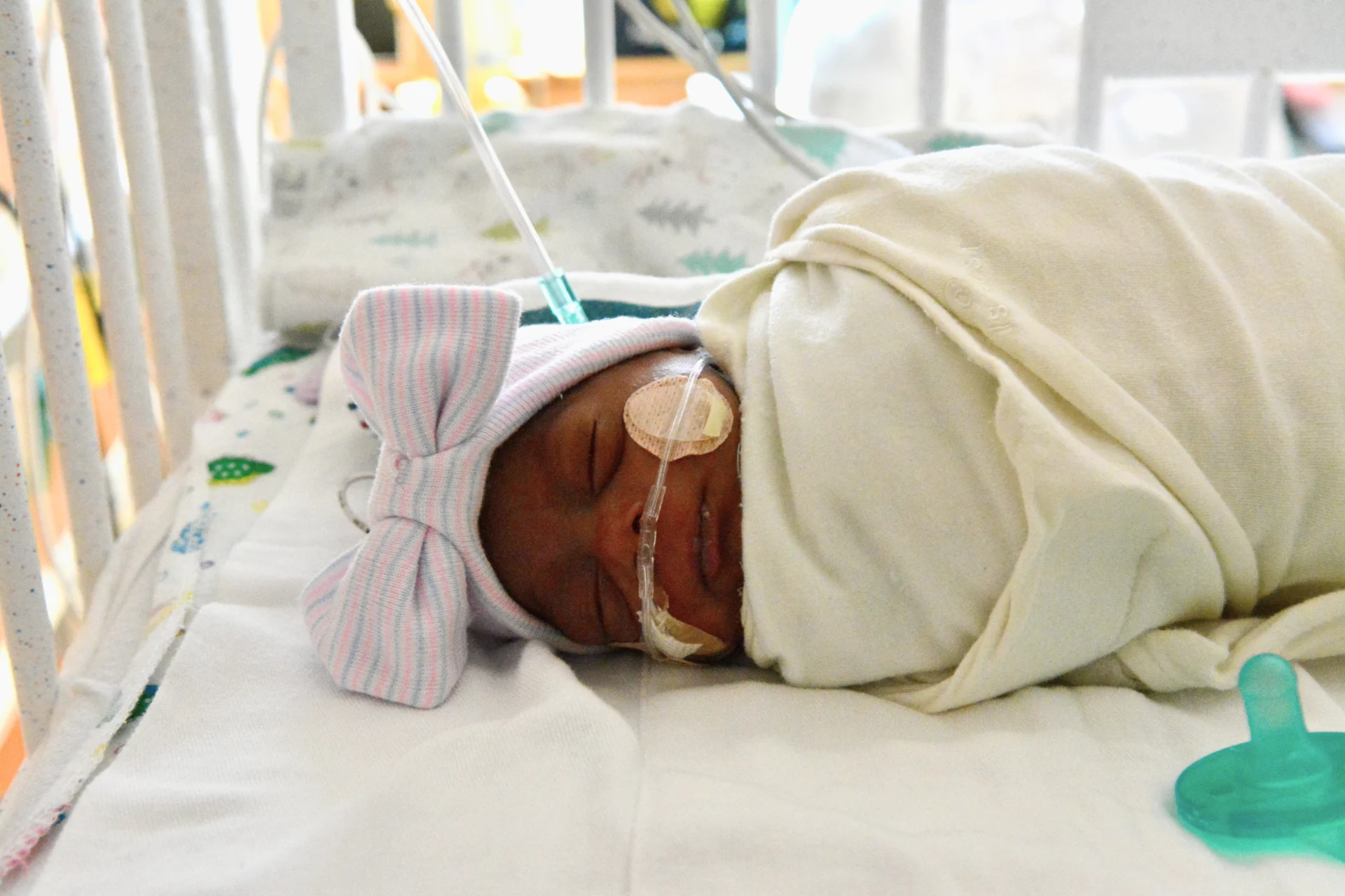 baby in a hospital